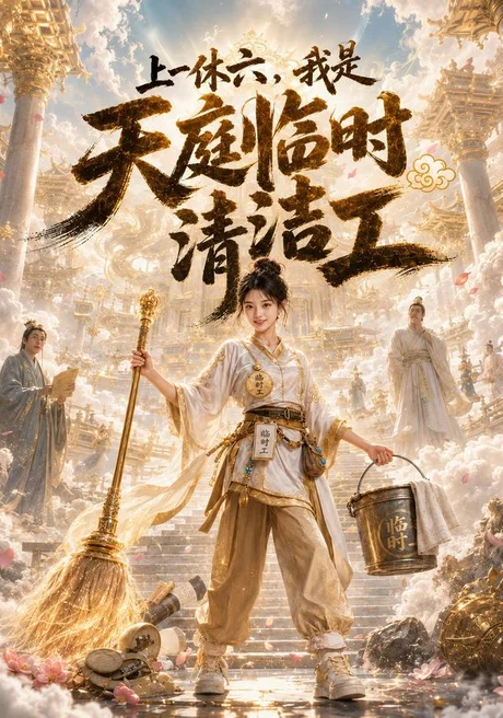 上一休六,我是天庭临时清洁工(49集)AI短剧 (2026) 上一休六,我是天庭临时清洁工(49集)AI短剧 (2026)