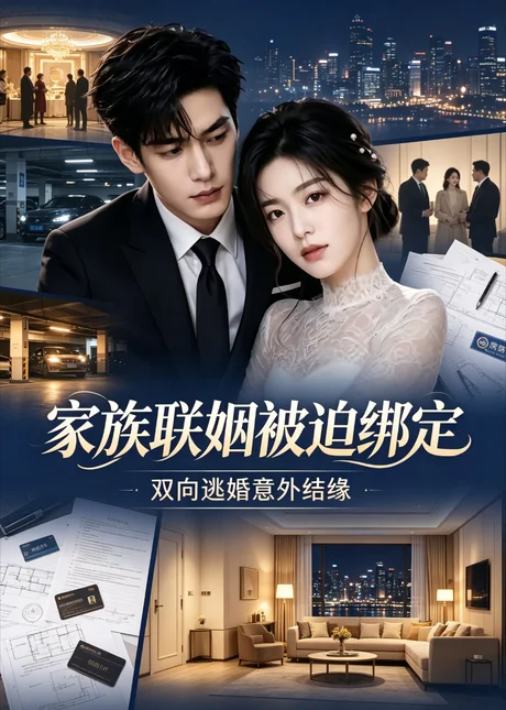 家族联姻被迫绑定,双向逃婚意外结缘(43集)AI短剧 (2026) 家族联姻被迫绑定,双向逃婚意外结缘(43集)AI短剧 (2026)