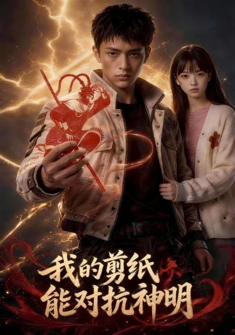 我的剪纸能对抗神明（43集）AI短剧 (2026)