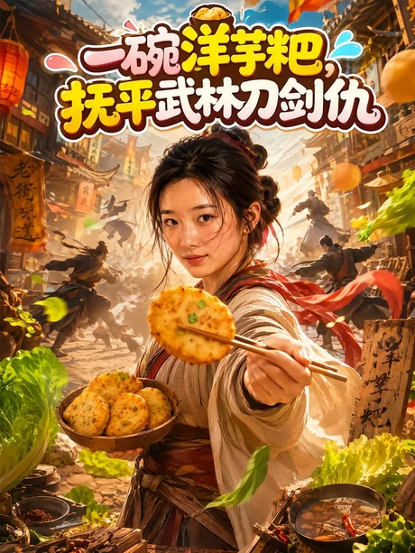 一碗洋芋粑，抚平武林刀剑仇（104集）AI短剧 (2026)