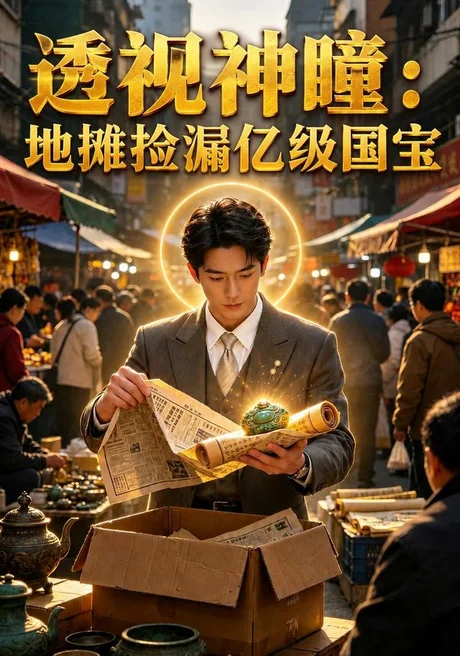 透视神瞳：地摊捡漏亿级国宝（45集）AI短剧 (2026)