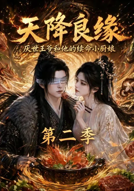 天降良缘：厌世王爷和他的续命小厨娘第二季（124集）AI短剧 (2026)