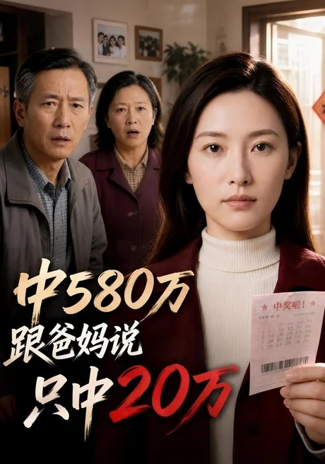中580万跟爸妈说只中20万(35集)AI短剧 (2026) 中580万跟爸妈说只中20万(35集)AI短剧 (2026)