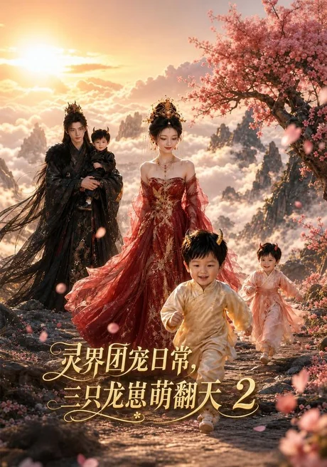 灵界团宠日常，三只龙崽萌翻天2（85集）AI短剧 (2026)