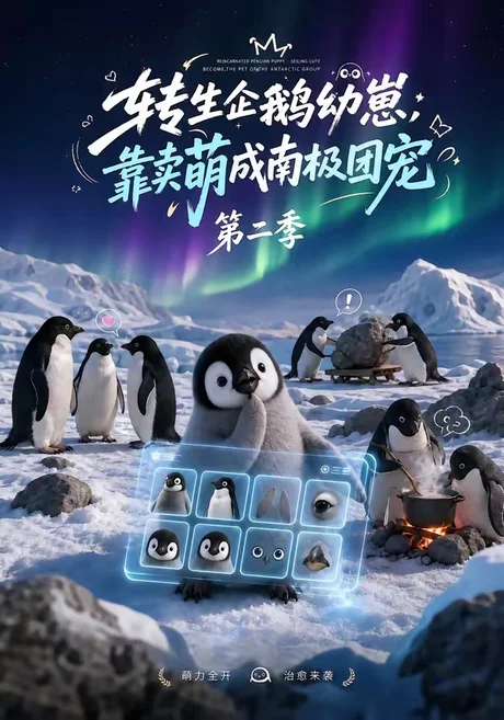 转生企鹅幼崽，靠卖萌成南极团宠第二季（65集）AI短剧 (2026)