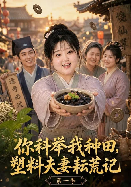 你科举我种田,塑料夫妻耘荒记第一季(100集)AI短剧 (2026) 你科举我种田,塑料夫妻耘荒记第一季(100集)AI短剧 (2026)