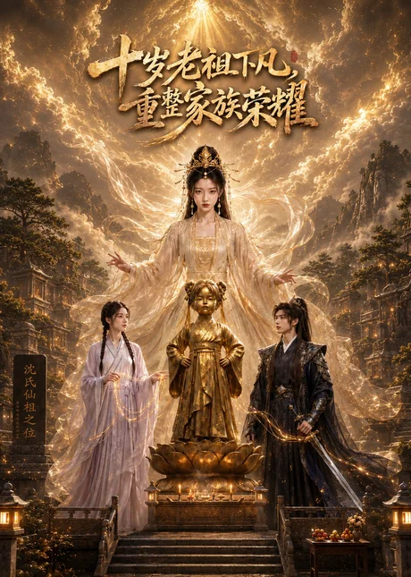 十岁老祖下凡,重整家族荣耀(64集) AI短剧 (2026) 十岁老祖下凡,重整家族荣耀(64集) AI短剧 (2026)