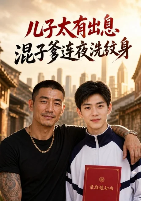 儿子太有出息,混子爹连夜洗纹身(51集)AI短剧 (2026) 儿子太有出息,混子爹连夜洗纹身(51集)AI短剧 (2026)