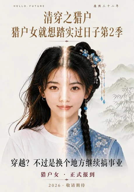清穿之猎户猎户女就想踏实过日子第2季(60集)AI短剧 (2026) 清穿之猎户猎户女就想踏实过日子第2季(60集)AI短剧 (2026)