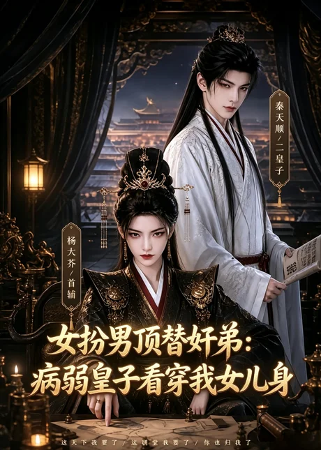 女扮男顶替奸弟：病弱皇子看穿我女儿身（33集）AI短剧 (2026)