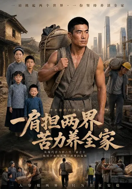 一肩担两界,苦力养全家(60集)AI短剧 (2026) 一肩担两界,苦力养全家(60集)AI短剧 (2026)