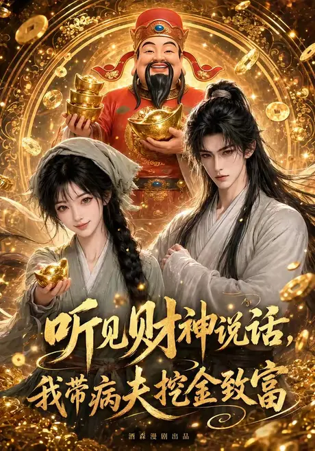 听见财神说话,我带病夫挖金致富(125集)AI短剧 (2026) 听见财神说话,我带病夫挖金致富(125集)AI短剧 (2026)