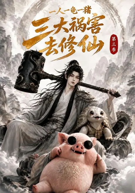 一人一龟一猪,三大祸害去修仙第三季(141集)AI短剧 (2026) 一人一龟一猪,三大祸害去修仙第三季(141集)AI短剧 (2026)