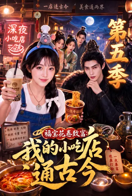 福宝花卷致富:我的小吃店通古今第五季(160集)AI短剧 (2026) 福宝花卷致富:我的小吃店通古今第五季(160集)AI短剧 (2026)