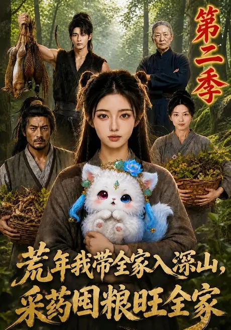 荒年我带全家入深山,采药囤粮旺全家第二季(238集)AI短剧 (2026) 荒年我带全家入深山,采药囤粮旺全家第二季(238集)AI短剧 (2026)