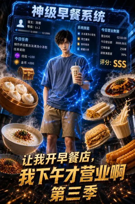 让我开早餐店,我下午才营业啊第三季(81集)AI短剧 (2026) 让我开早餐店,我下午才营业啊第三季(81集)AI短剧 (2026)
