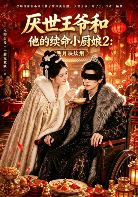 厌世王爷和他的续命小厨娘2：明月映炊烟（108集）AI短剧 (2026)
