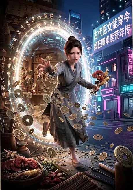 古代医女能穿今,疯狂赚米度荒年传(74集)AI短剧 (2026) 古代医女能穿今,疯狂赚米度荒年传(74集)AI短剧 (2026)