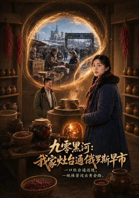 九零黑河:我家灶台通俄罗斯早市(64集)AI短剧 (2026) 九零黑河:我家灶台通俄罗斯早市(64集)AI短剧 (2026)