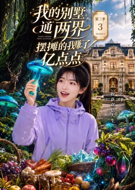 我的别墅通两界,摆摊的我赚了亿点点第三季(104集)AI短剧 (2026) 我的别墅通两界,摆摊的我赚了亿点点第三季(104集)AI短剧 (2026)