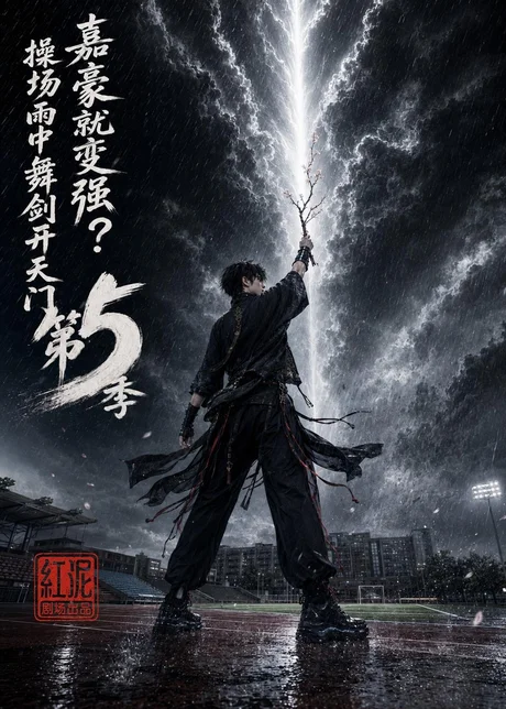 嘉豪就变强?操场雨中舞剑开天门第5季(99集)AI短剧 (2026) 嘉豪就变强?操场雨中舞剑开天门第5季(99集)AI短剧 (2026)