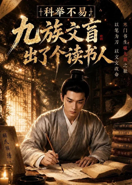 科举不易,九族文盲出了个读书人第一季(155集)AI短剧 (2026) 科举不易,九族文盲出了个读书人第一季(155集)AI短剧 (2026)