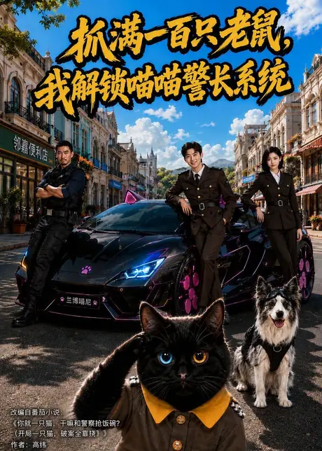 抓满一百只老鼠,我解锁喵喵警长系统(69集)AI短剧 (2026) 抓满一百只老鼠,我解锁喵喵警长系统(69集)AI短剧 (2026)