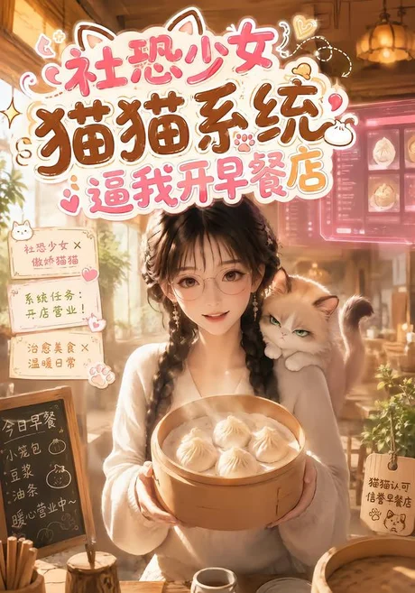 社恐少女猫猫系统逼我开早餐店（103集）AI短剧 (2026)