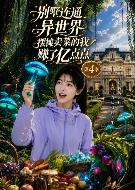 别墅连通异世界,摆摊卖菜的我赚了亿点点(100集)AI短剧 (2026) 别墅连通异世界,摆摊卖菜的我赚了亿点点(100集)AI短剧 (2026)