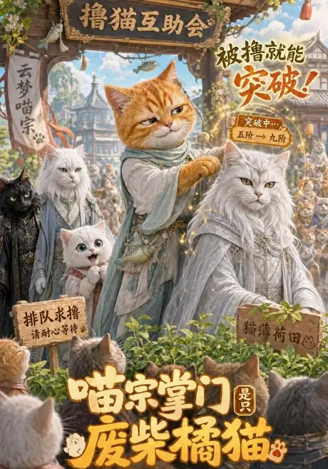 喵宗掌门是只废柴橘猫(162集)AI短剧 (2026) 喵宗掌门是只废柴橘猫(162集)AI短剧 (2026)