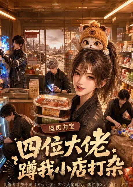捡废为宝:四位大佬蹲我小店打杂(104集)AI短剧 (2026) 捡废为宝:四位大佬蹲我小店打杂(104集)AI短剧 (2026)