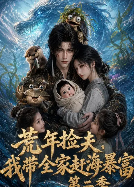 荒年捡夫,我带全家赶海暴富第二季(108集)AI短剧 (2026) 荒年捡夫,我带全家赶海暴富第二季(108集)AI短剧 (2026)