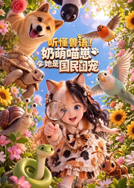 听懂兽语！奶萌喵崽她是国民团宠（126集）AI短剧 (2026)