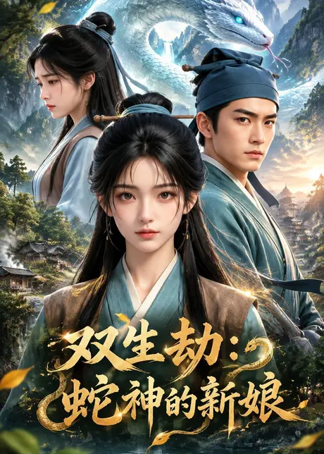 双生劫：蛇神的新娘（52集）AI短剧 (2026)