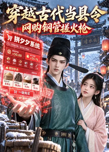 穿越古代当县令,网购钢管搓火枪(154集) AI短剧 (2026) 穿越古代当县令,网购钢管搓火枪(154集) AI短剧 (2026)