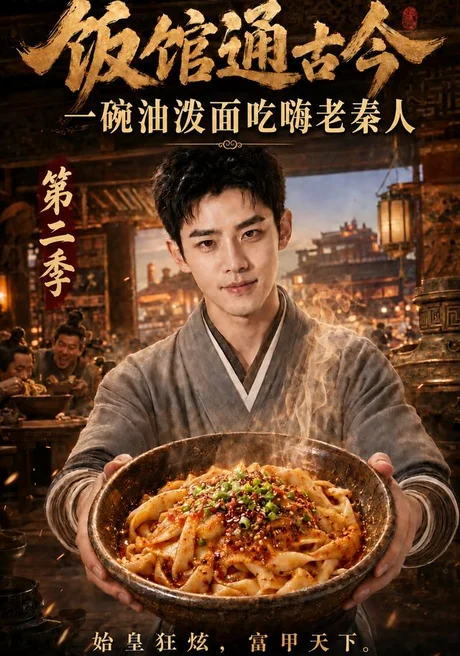 饭馆通古今:一碗油泼面吃嗨老秦人第二季(110集)AI短剧 (2026) 饭馆通古今:一碗油泼面吃嗨老秦人第二季(110集)AI短剧 (2026)