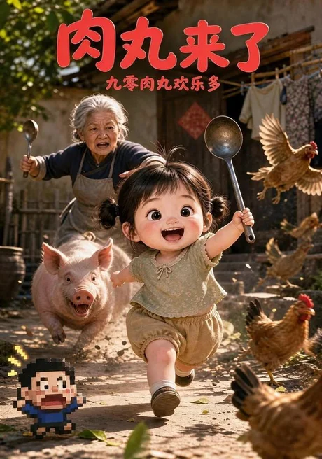 肉丸来了九零肉丸欢乐多(66集)AI短剧 (2026) 肉丸来了九零肉丸欢乐多(66集)AI短剧 (2026)