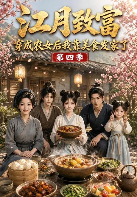 江月致富:穿成农女后我靠美食发家了第四季(103集)AI短剧 (2026) 江月致富:穿成农女后我靠美食发家了第四季(103集)AI短剧 (2026)
