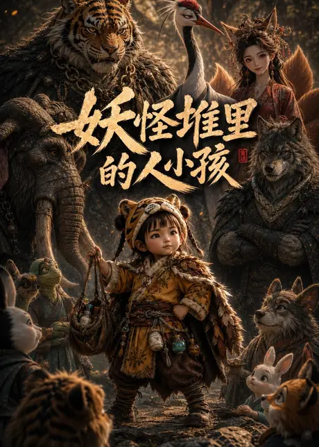 妖怪堆里的人小孩(23集)AI短剧 (2026) 妖怪堆里的人小孩(23集)AI短剧 (2026)