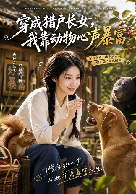 穿成猎户长女,我靠动物心声暴富(86集)AI短剧 (2026) 穿成猎户长女,我靠动物心声暴富(86集)AI短剧 (2026)