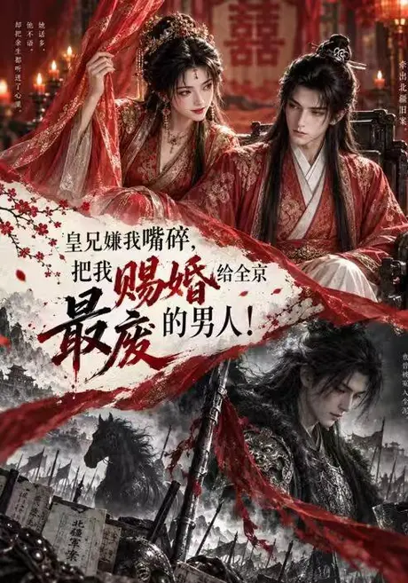 皇兄嫌我嘴碎,把我赐婚给全京最废的男人!(98集)AI短剧 (2026) 皇兄嫌我嘴碎,把我赐婚给全京最废的男人!(98集)AI短剧 (2026)