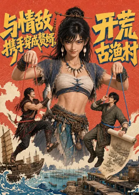 与情敌携手穿成赘婿,开荒古渔村(60集)AI短剧 (2026) 与情敌携手穿成赘婿,开荒古渔村(60集)AI短剧 (2026)