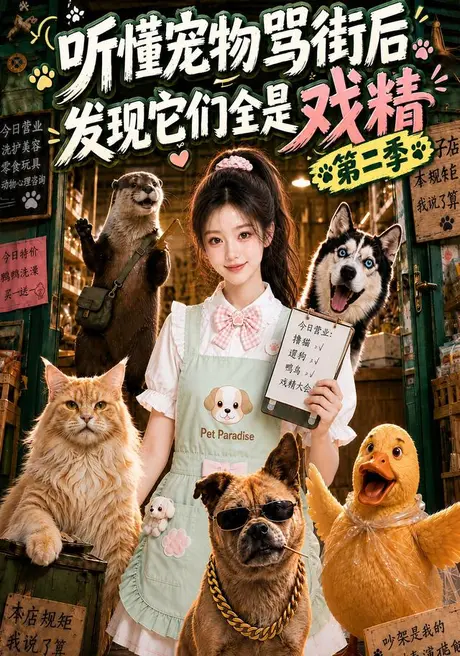 听懂宠物骂街后发现它们全是戏精第二季(102集)AI短剧 (2026) 听懂宠物骂街后发现它们全是戏精第二季(102集)AI短剧 (2026)