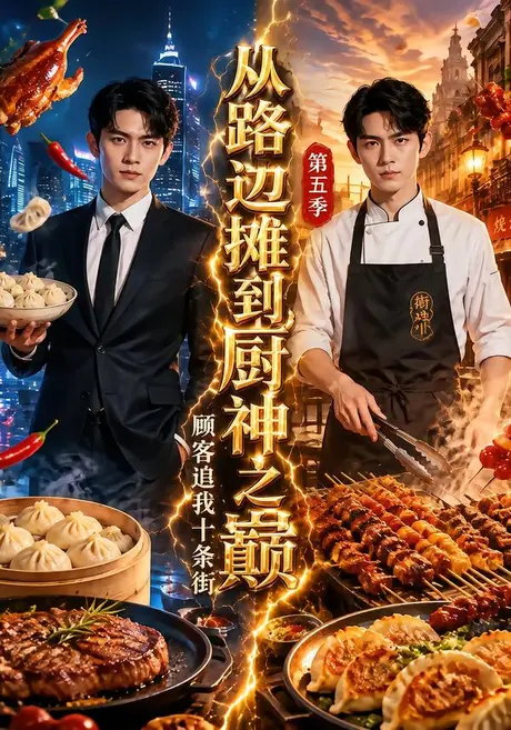 从路边摊到厨神之巅,顾客追我十条街第五季(80集)AI短剧 (2026) 从路边摊到厨神之巅,顾客追我十条街第五季(80集)AI短剧 (2026)