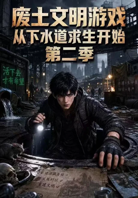 废土文明游戏：从下水道求生开始第二季！（140集）AI短剧 (2026)