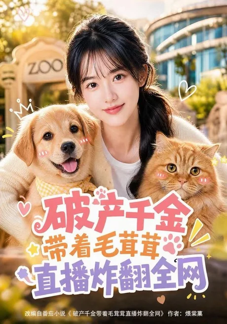 破产千金带着毛茸茸直播炸翻全网（140集）AI短剧 (2026)
