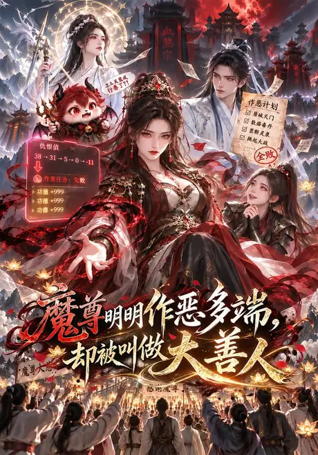 魔尊明明作恶多端，却被叫做大善人（107集）AI短剧 (2026)