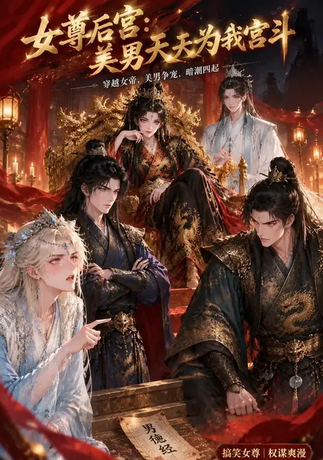 女尊后宫：美男天天为我宫斗（40集）AI短剧 (2026)