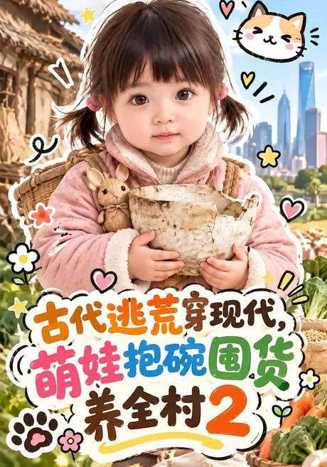 古代逃荒穿现代,萌娃抱碗囤货养全村2(142集)AI短剧 (2026) 古代逃荒穿现代,萌娃抱碗囤货养全村2(142集)AI短剧 (2026)