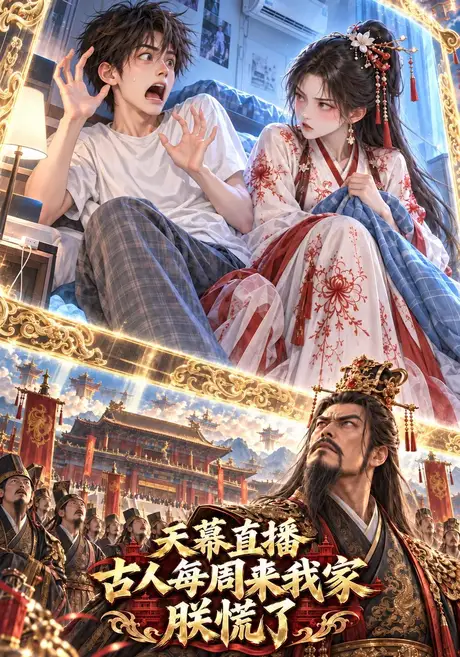 天幕直播：古人每周来我家朕慌了（412集）AI短剧 (2026)